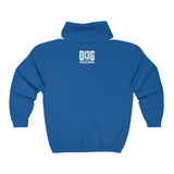 OSBX Zipper Hoodie - Unisex Heavy Blen Full Zip Hooded Sweatshirt