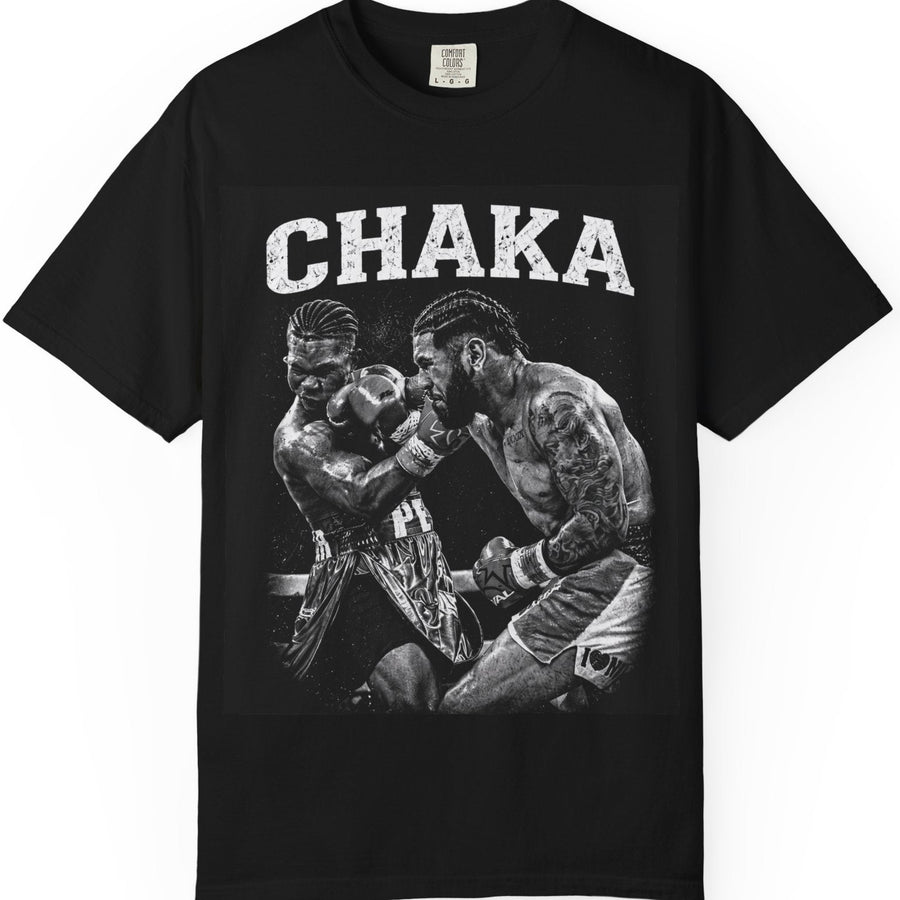 CHAKA — Pero vs. Navarro Fight Tee — B&W