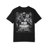 Boxing Fight Poster T-Shirt — “CHAKA / PERO vs NAVARRO” Vintage Event Tee