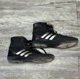 Used - Adidas Boxing/Wrestling Shoes - Black (US 5) - Fair Condition