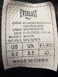 Used - Everlast Elite 2 Boxing Shoes - Black/Gold (US 9) - Fair Condition